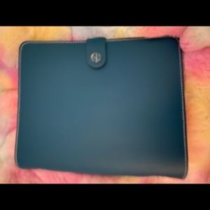 Used Filofax a5 original leather aqua